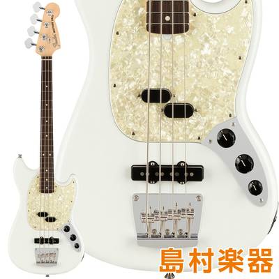 Fender American Performer Mustang Bass Rosewood Fingerboard Arctic White エレキベース 【フェンダー】