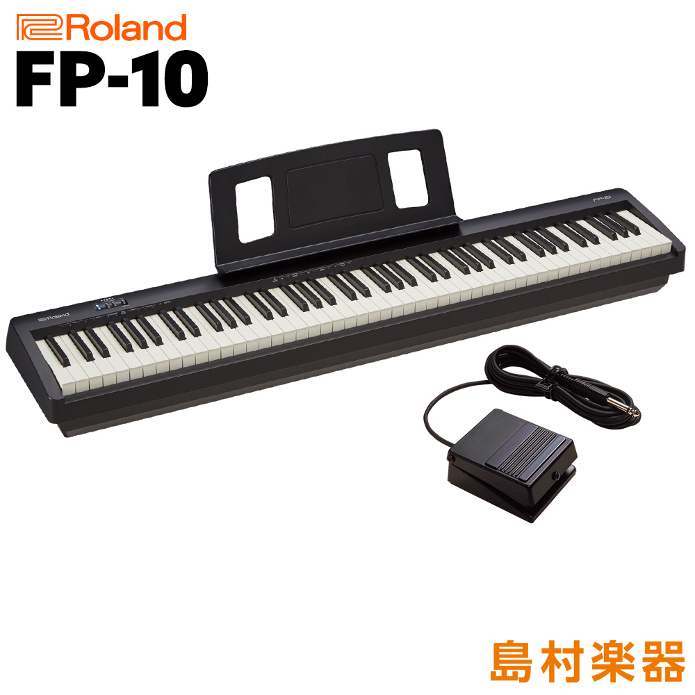 HOT安い ヤフオク! s19563 ROLAND FP-10 BK 電子ピアノ ポータブル...