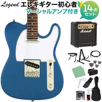 LEGEND LTE-Z MBL エレキギター 初心者14点セット 【マーシャル