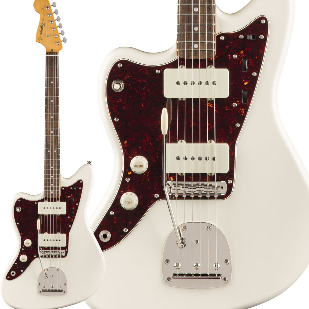 人気アイテム Squier by Fender Classic Vibe '60s Jazzmaster Left-Handed Olympic  White エレキギター ジャズマスター レフトハンド mandhucollege.edu.mv