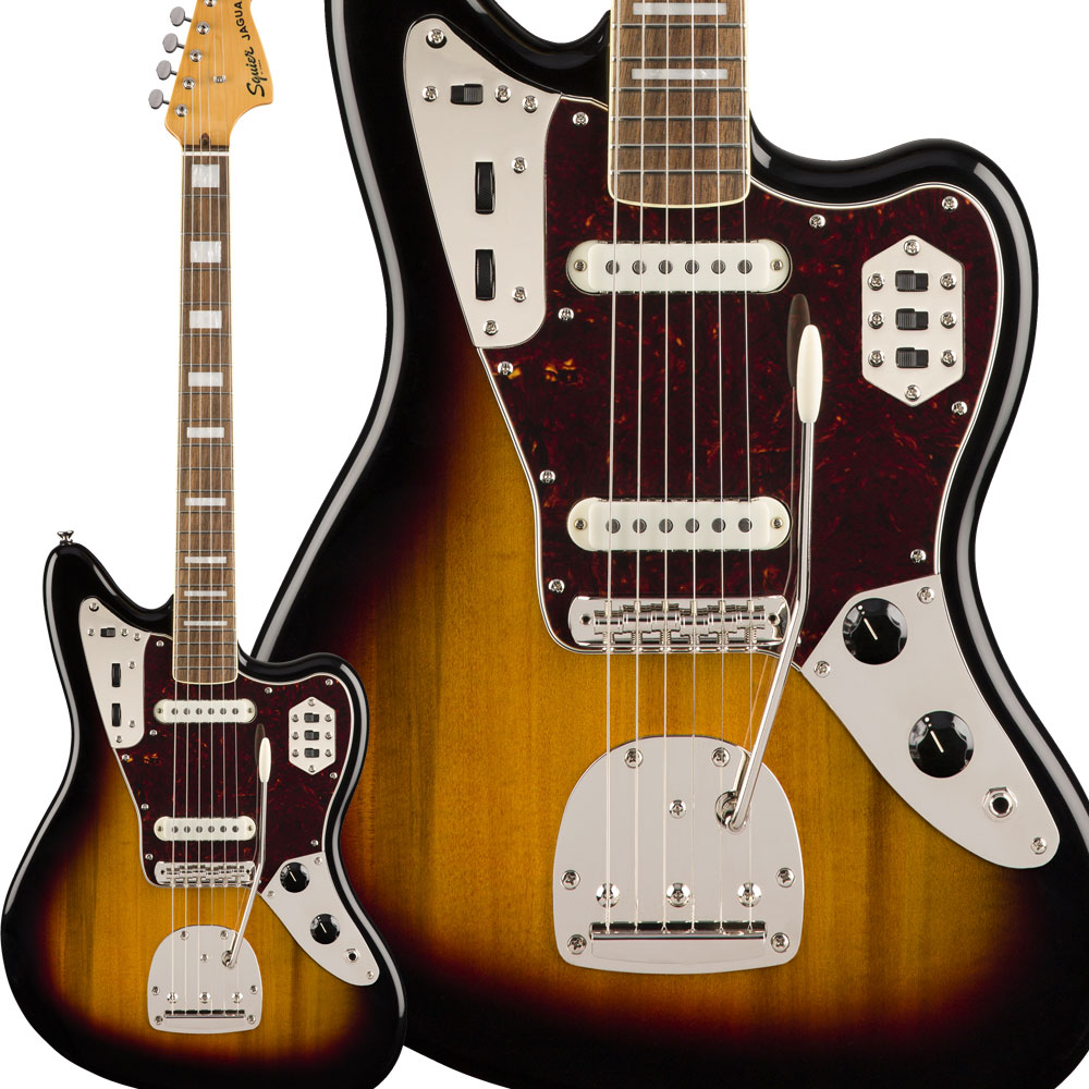 Squier by Fender Classic Vibe '70s Jaguar Laurel Fingerboard 3 ...