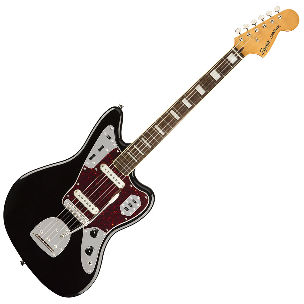 Squier by Fender Classic Vibe '70s Jaguar Laurel Fingerboard Black