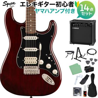 Squier by Fender Classic Vibe '70s Stratocaster HSS, Laurel Fingerboard, Walnut 初心者14点セット 【ヤマハアンプ付き】 エレキギター ストラトキャスター スクワイヤー / スクワイア 【WEBSHOP限定】