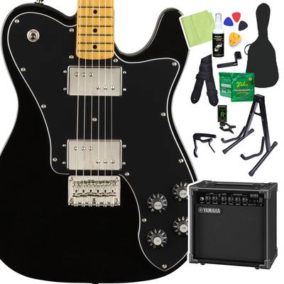 Squier by Fender Classic Vibe '70s Telecaster Deluxe, Maple Fingerboard, Black 初心者14点セット 【ヤマハアンプ付き】 エレキギター テレキャスター スクワイヤー / スクワイア 【WEBSHOP限定】