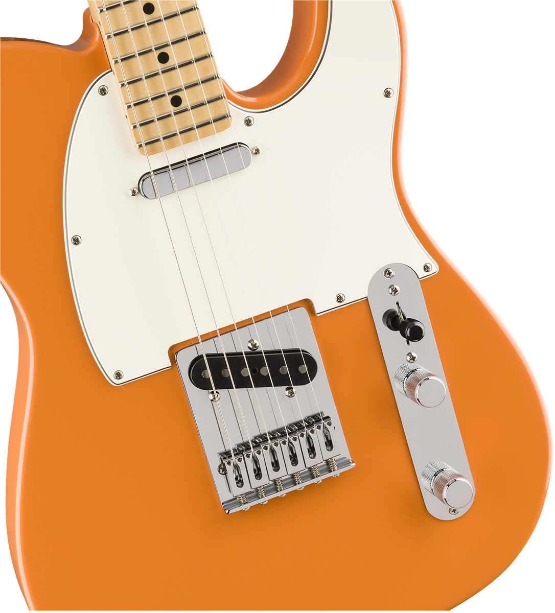 Orange　Capri　FENDER　フェンダーエレキギター　TelecasterR,　Player　ギター