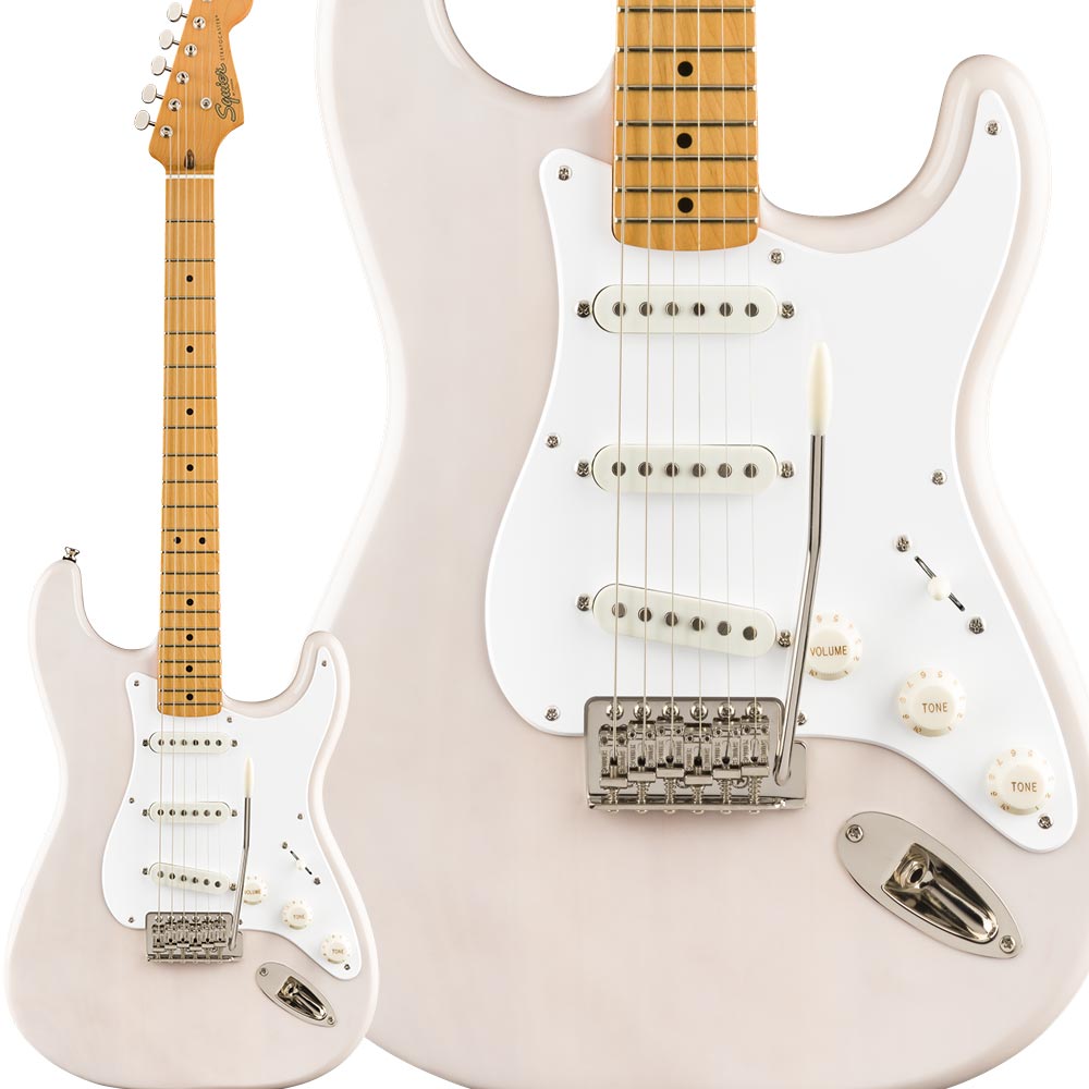 Squire by fender Stratocaster ホワイト