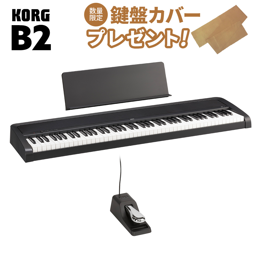 【程度美品】KORG コルグ /B1BK  電子ピアノ88鍵ー250サイズ8600円