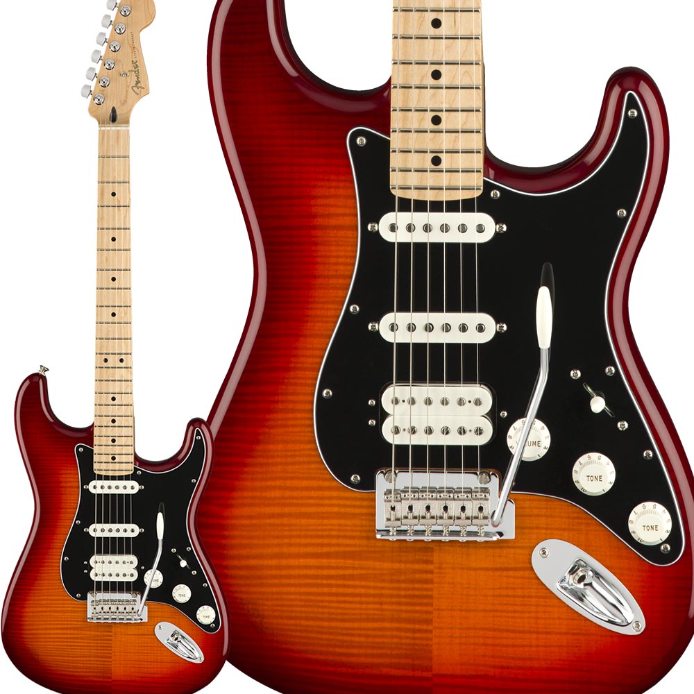 Fender Player Stratocaster HSS Plus Top, Maple Fingerboard, Aged 