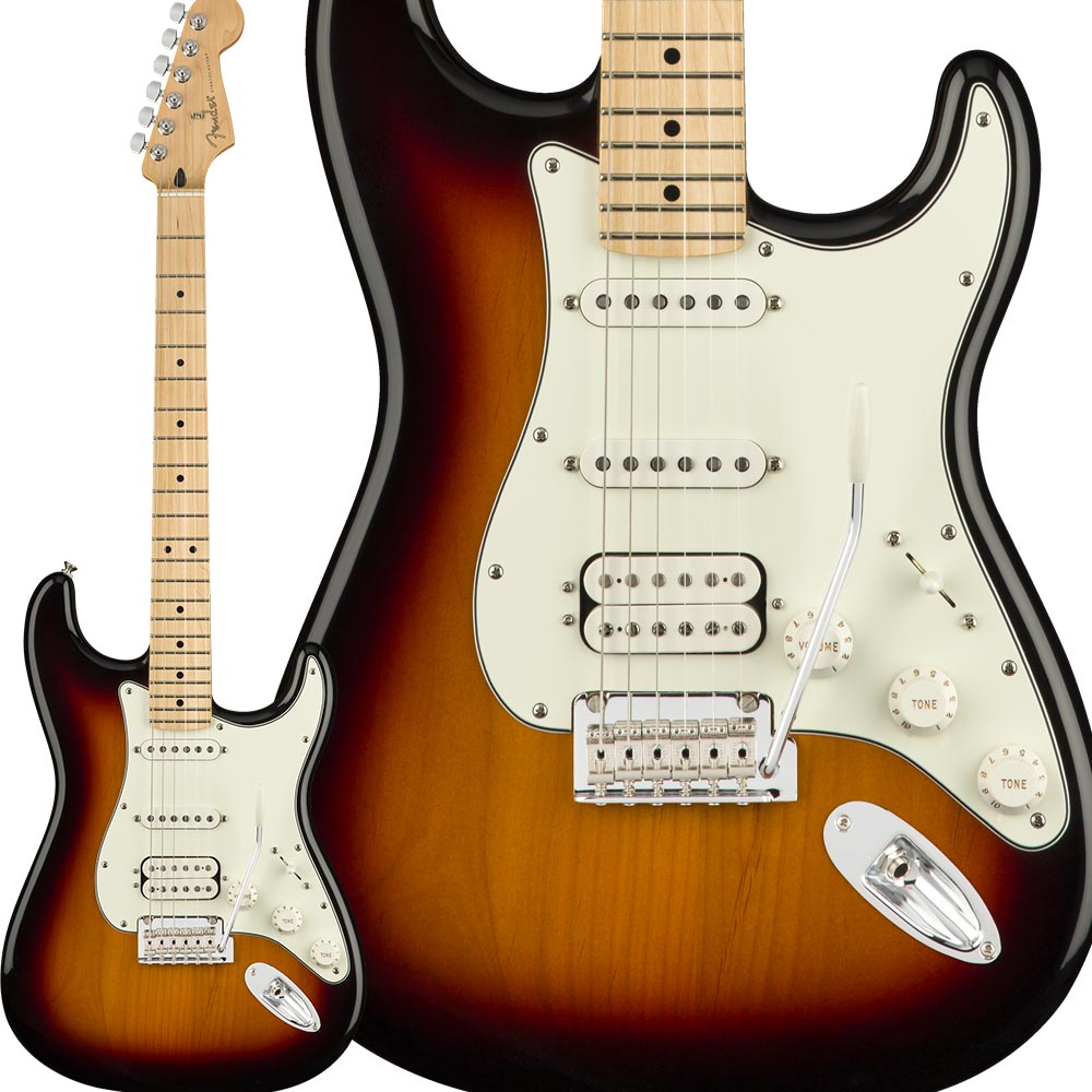 Fender Player Stratocaster HSS, Maple Fingerboard, 3-Color