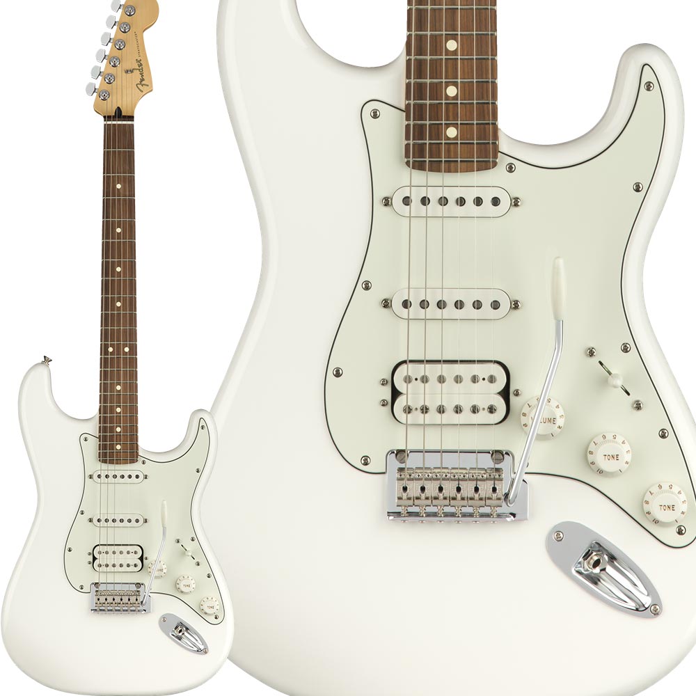 Fender Player Stratocaster HSS, Pau Ferro Fingerboard, Polar White 