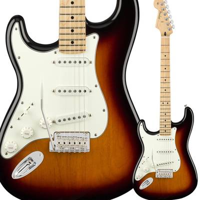 Fender Player Stratocaster Left-Handed, Maple Fingerboard, 3-Color Sunburst ストラトキャスター 左利き 【フェンダー】