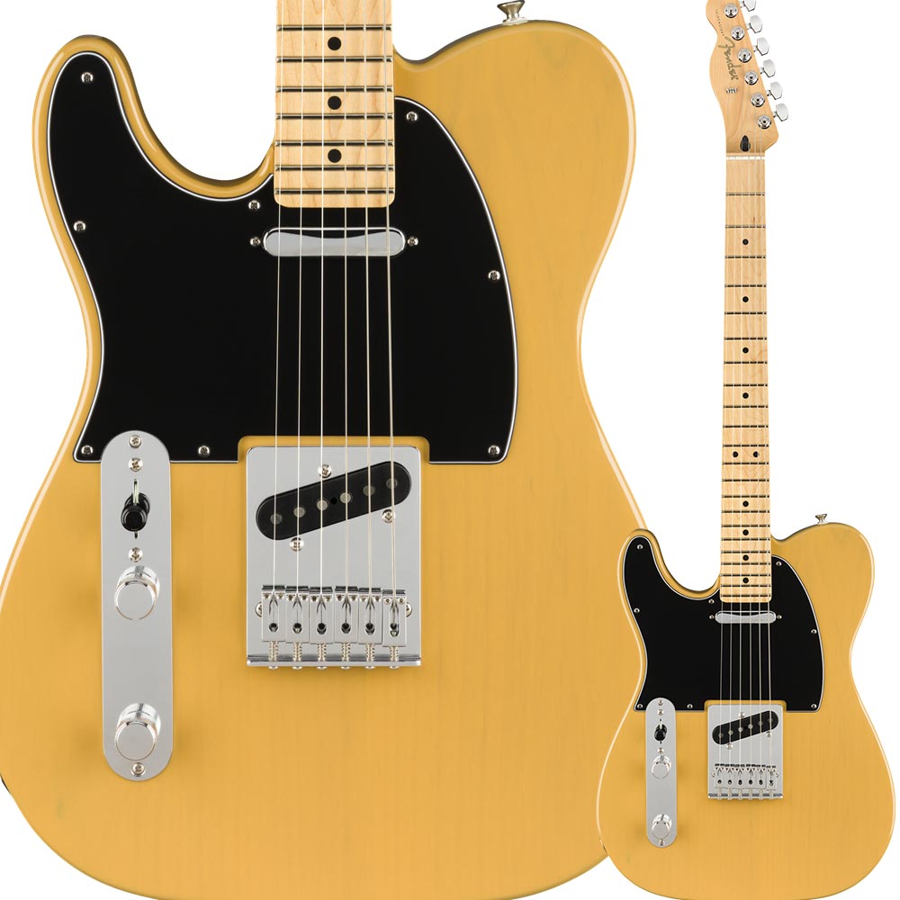 Fender Player Telecaster Left-Handed, Maple Fingerboard, Butterscotch Blonde テレキャスター 左利き用 【フェンダー】