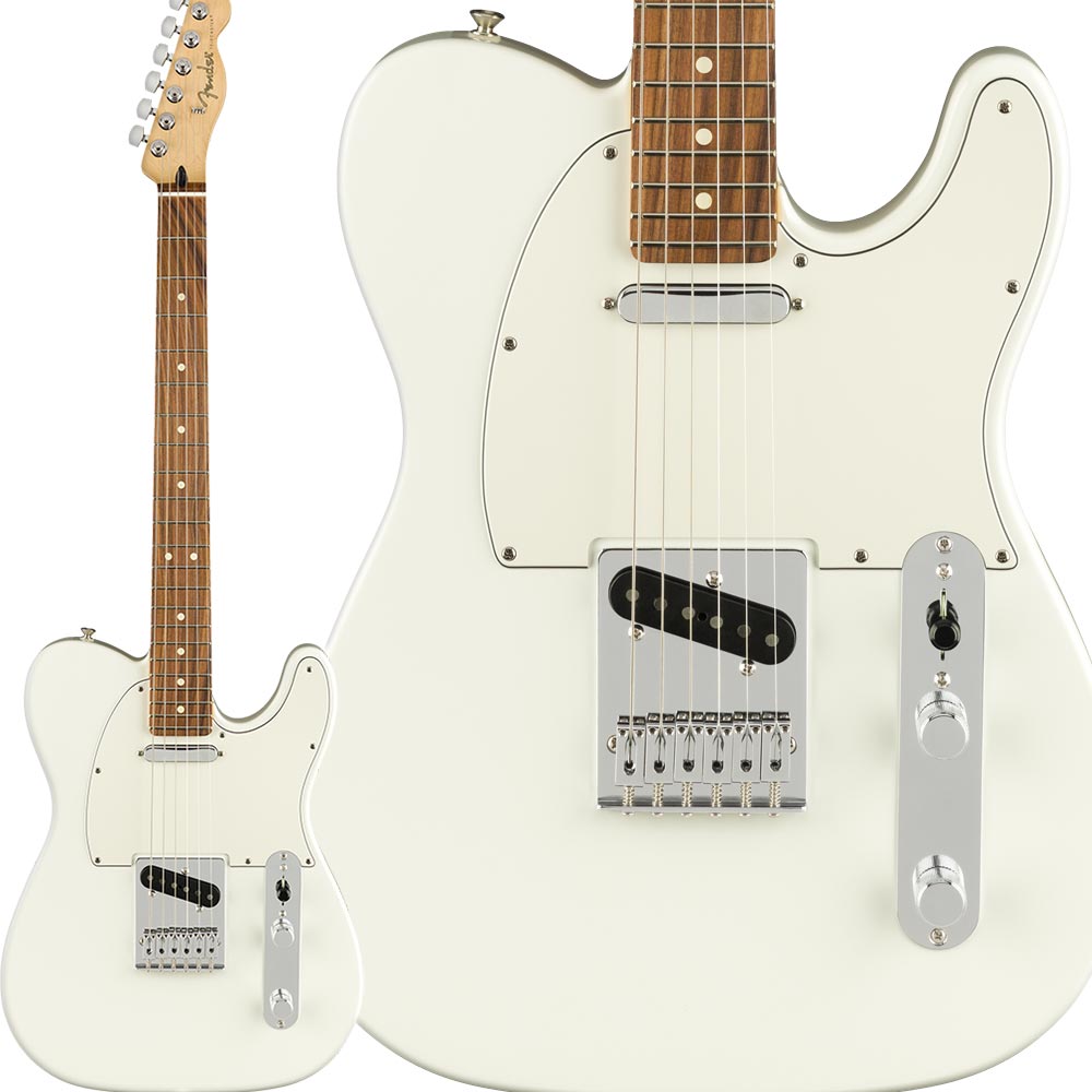 Fender Player Telecaster, Pau Ferro Fingerboard, Polar White テレキャスター 【フェンダー】
