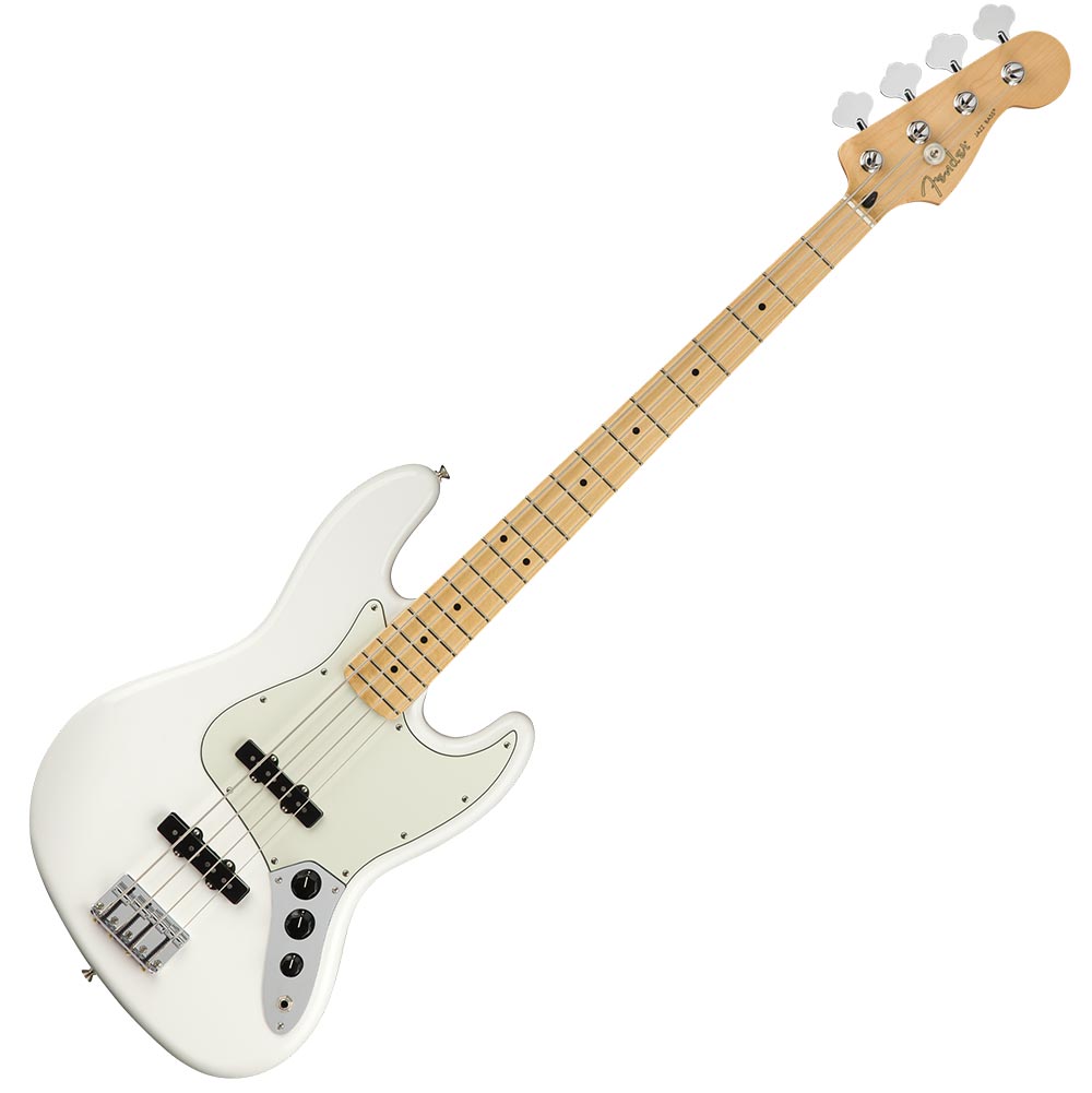 Fender Player Jazz Bass, Maple Fingerboard, Polar White ジャズ 