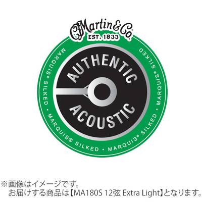 Martin MA180S 12弦 Extra Light エクストラライト アコースティックギター弦 【マーチン 80/20 Bronze】