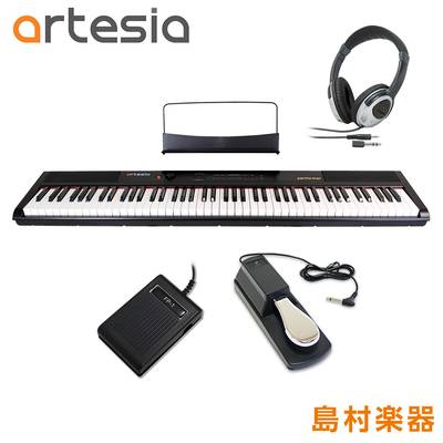 【在庫限り最終特価】 Artesia Performer ペダル・ヘッドホンセット 電子ピアノ フルサイズ セミウェイト 88鍵盤 【アルテシア】
