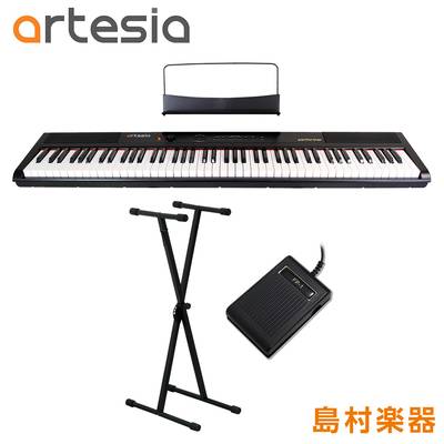 【在庫限り最終特価】 Artesia Performer X型スタンドセット 電子ピアノ フルサイズ セミウェイト 88鍵盤 【アルテシア】