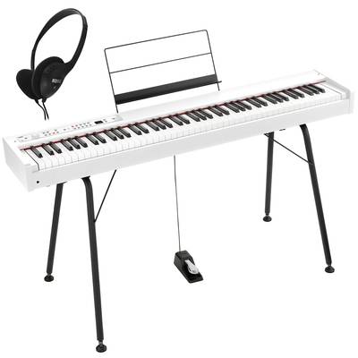 KORG D1 WH ホワイト 専用スタンドST-SV1-BKセット 電子ピアノ 88鍵盤 コルグ 