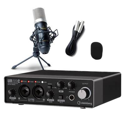 steinberg UR22C Recording Pack マイク ヘッドホンセット USBタイプC