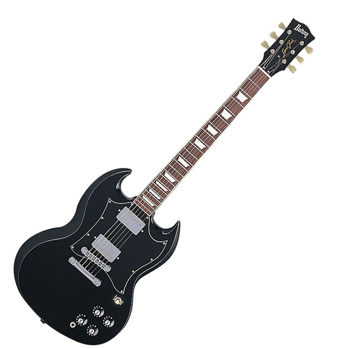 Burny RSG-60 69 BLK ブラック エレキギター SGタイプ バーニー