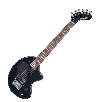 ぞーさん【美品】ZO-3C ブラック アンプ内蔵ミニギター 専用ケース付