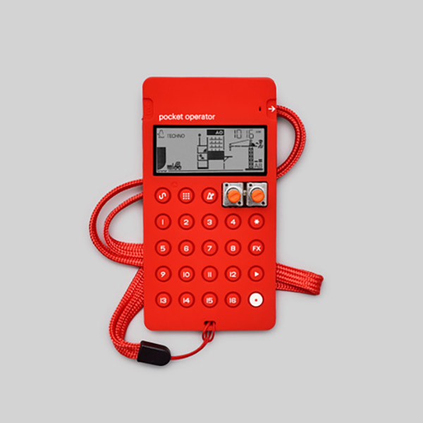 Teenage Engineering CA-X red generic case PocketOperator全モデル対応 シリコンケース 【ティーンエイジ エンジニアリング】