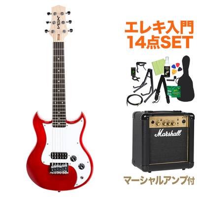 VOX SDC-1 MINI RD ミニエレキギター初心者14点セット 【マーシャルアンプ付き】 【ボックス】