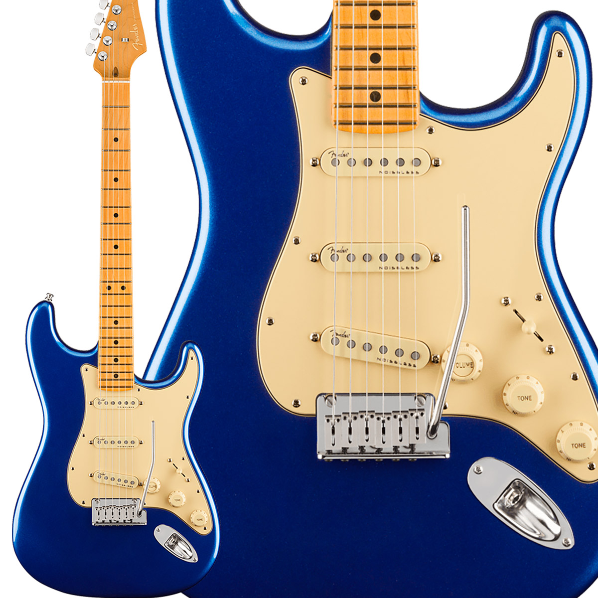Fender American Ultra Stratocaster Maple Fingerboard Cobra Blue 
