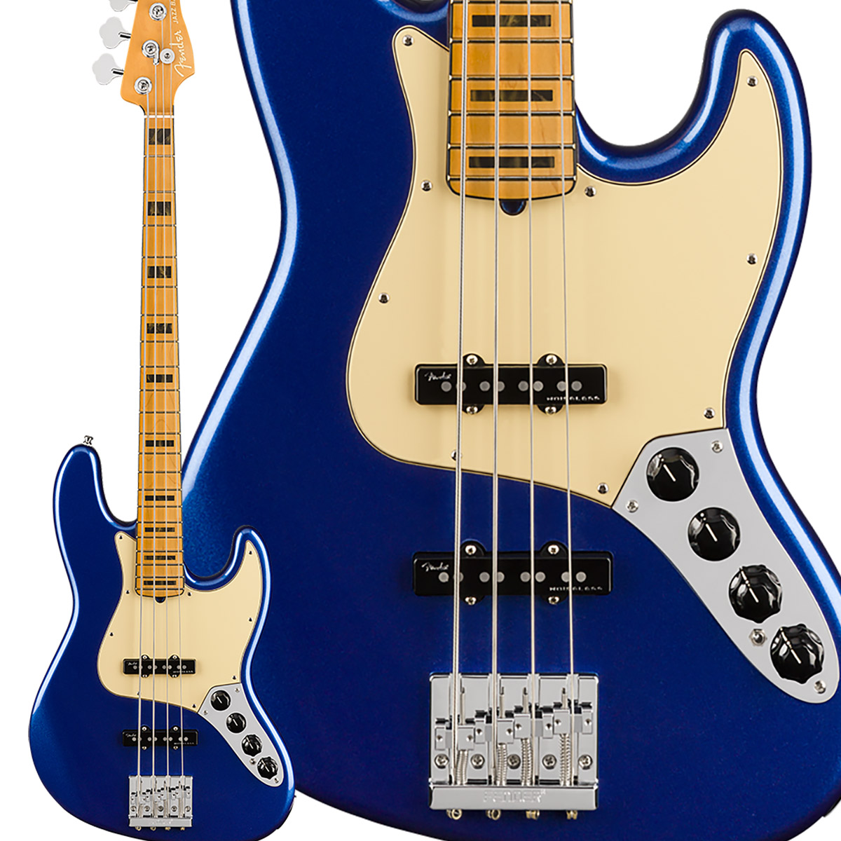 Fender American Ultra Jazz Bass Maple Fingerboard Cobra Blue ジャズベース