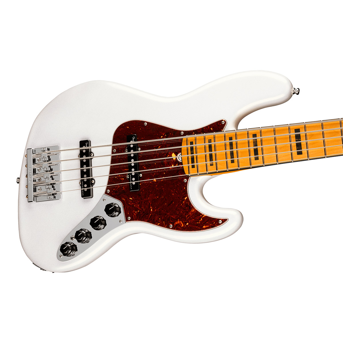 Fender American Ultra Jazz Bass V Maple Fingerboard Arctic Pearl 