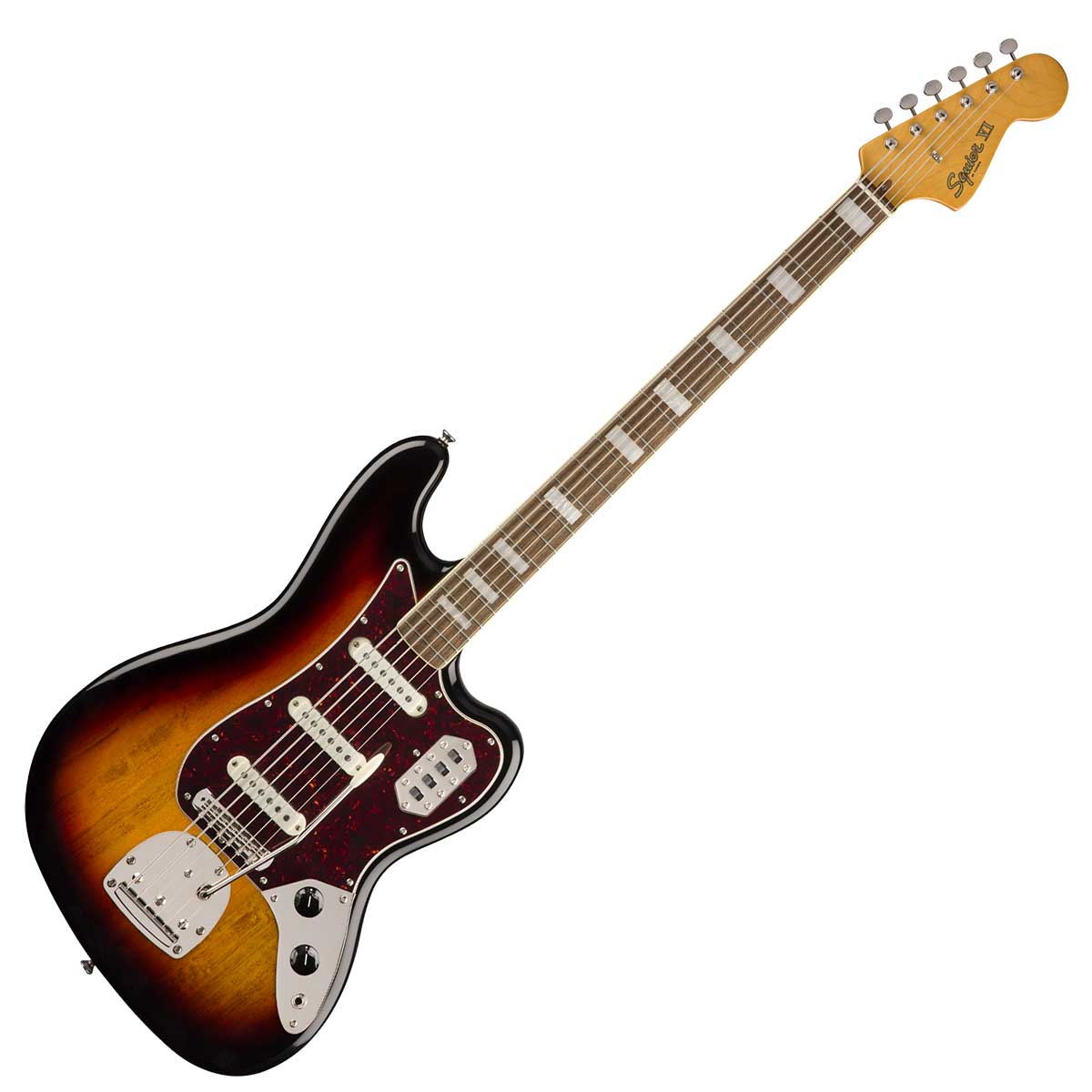 Squier by Fender Classic Vibe Bass VI Laurel Fingerboard 3-Color 