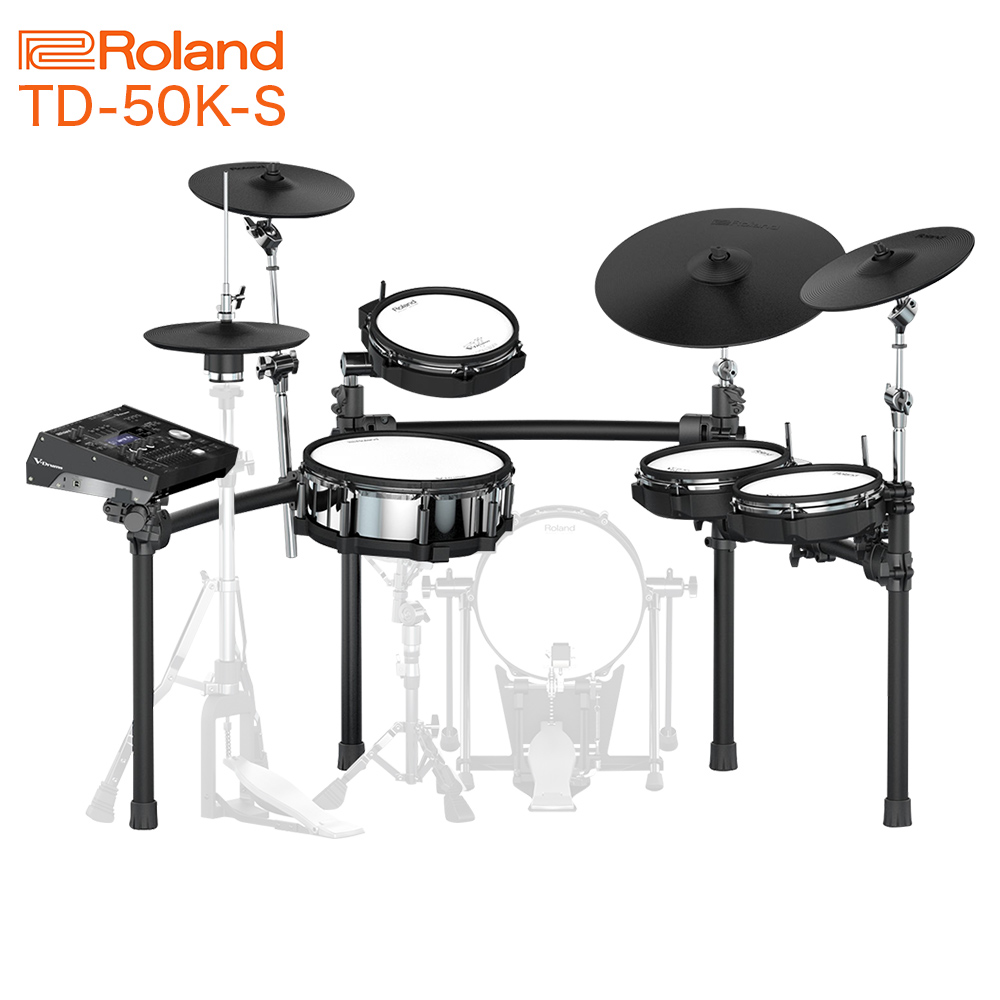 Roland TD-50K + KD-120BK + MDS-50K 電子ドラム セット Ｖドラム V-Drums 【ローランド】
