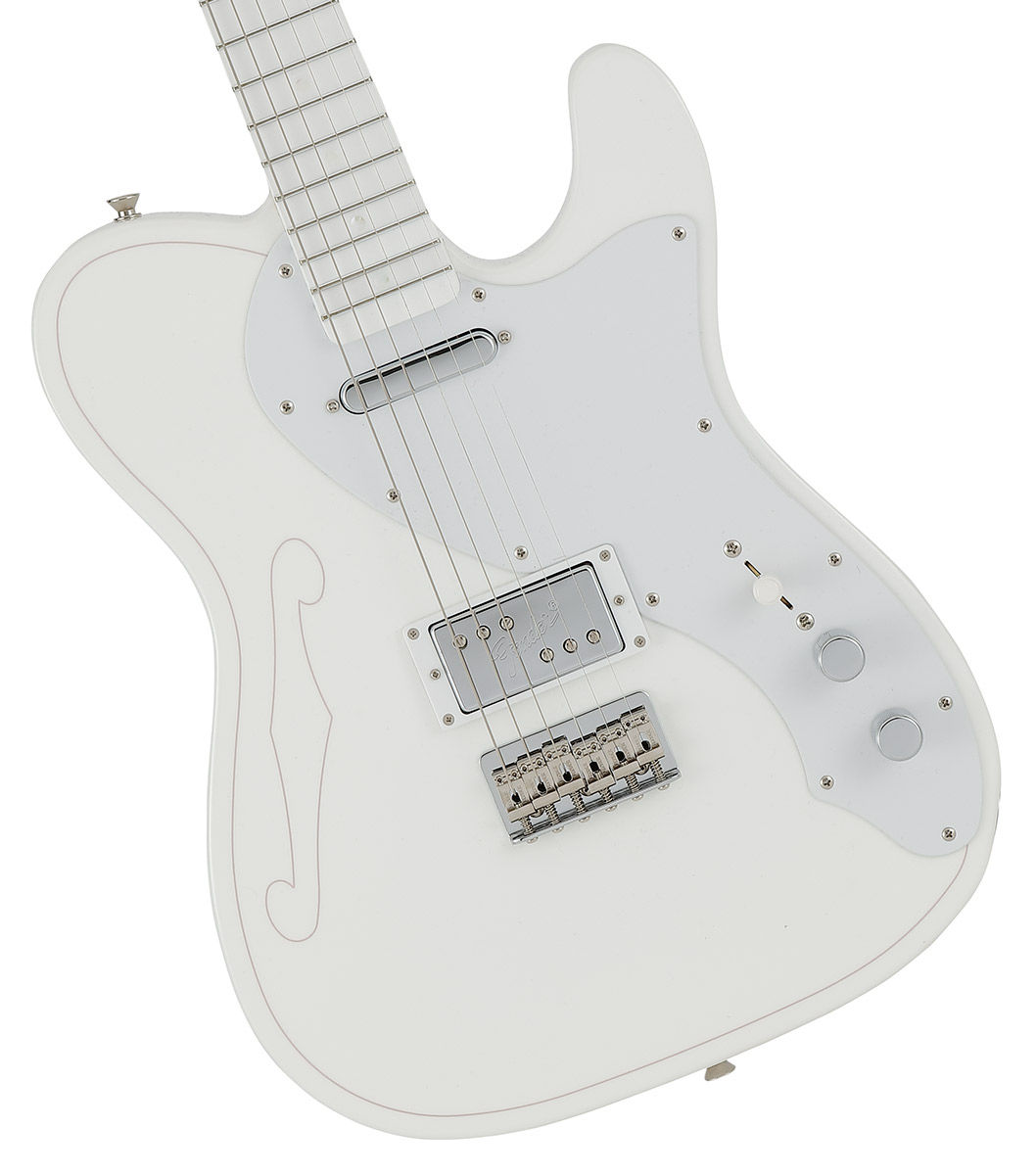 Fender Silent Siren Telecaster Maple Fingerboard Arctic White エレキギター テレキャスター  【すぅ／SILENT SIREN】【シグネチャーモデル】 【フェンダー】 | 島村楽器オンラインストア