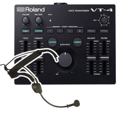 Roland AIRA VT-4 高音質コンデンサーマイクセット VT-4 必需品完備