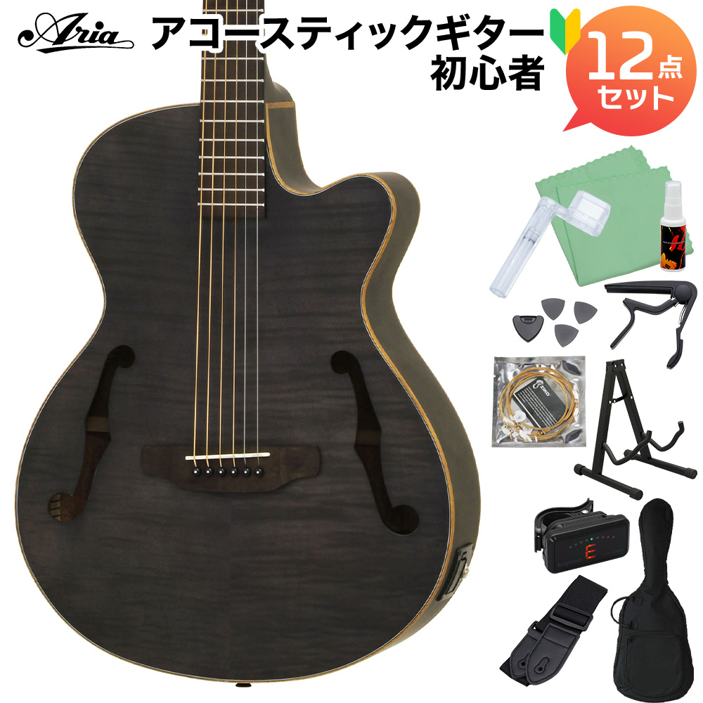 ARIA FET-F2 STBK アコースティックギターギター初心者12点セット