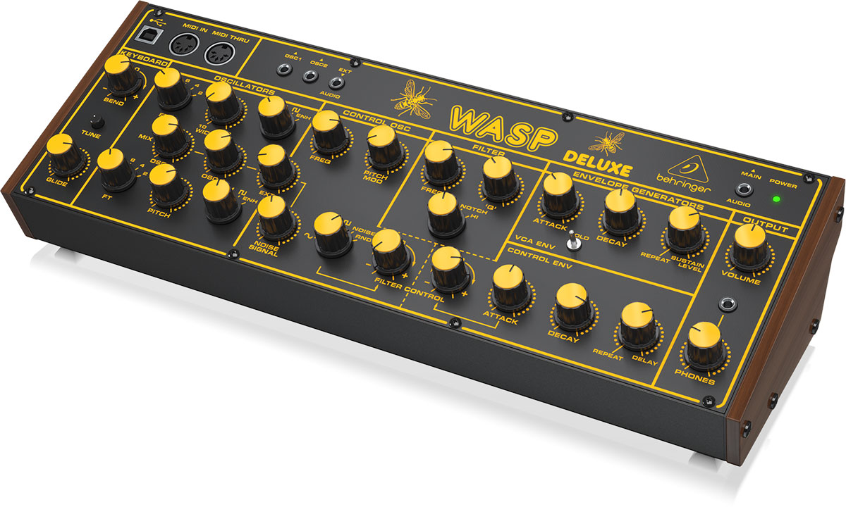 BEHRINGER WASP DELUXE ハイブリッドシンセサイザー 【ベリンガー】【正規輸入品】