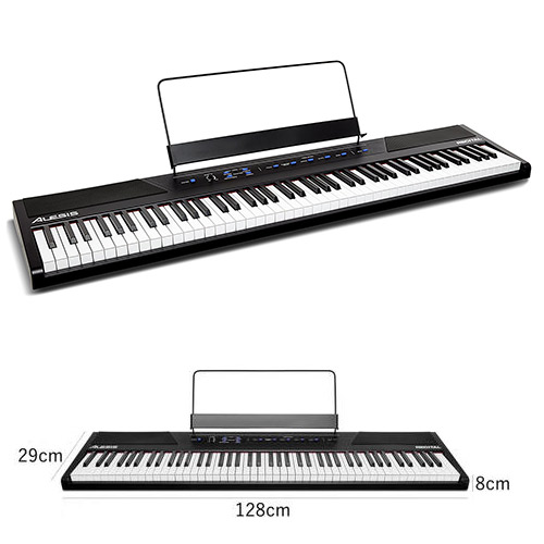 お得高品質電子ピアノRecital alesis 88鍵盤　椅子　脚つき 鍵盤楽器