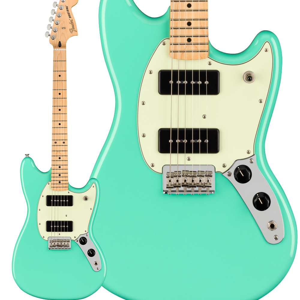 超歓迎定番Fender Mustangムスタング 90 フェンダー ソフトケース付き ギター