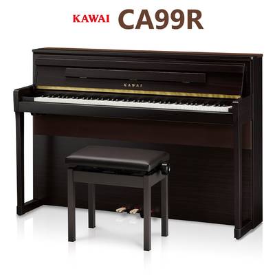 KAWAI CA99R プレミアムローズウッド調仕上げ 電子ピアノ 88鍵盤 木製鍵盤 響板スピーカー搭載 【カワイ】【配送設置無料・代引不可】