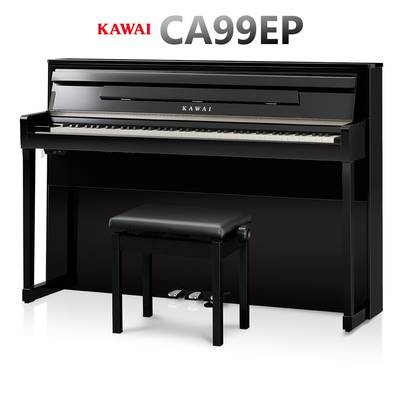 KAWAI CA99EP 黒塗艶出し塗装仕上げ 電子ピアノ 88鍵盤 木製鍵盤 響板スピーカー搭載 【カワイ】【配送設置無料・代引不可】