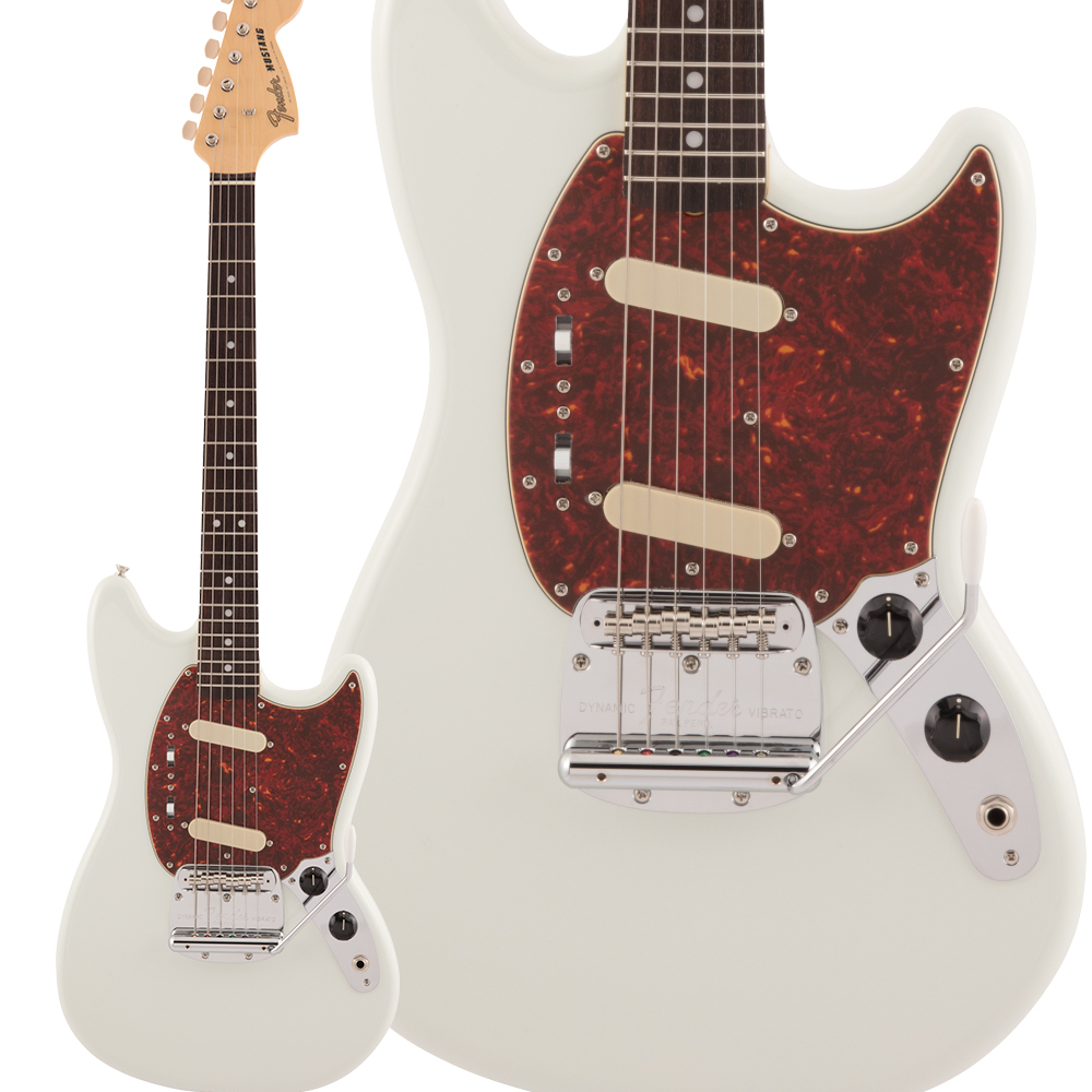 Fender Made in Japan Traditional 60s Mustang Rosewood Fingerboard Olympic White エレキギター ムスタング 【フェンダー】
