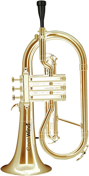 Cool Wind FH-200 ゴールド フリューゲルホルン プラスチック管楽器 【クールウィンド FH200 プラ管】