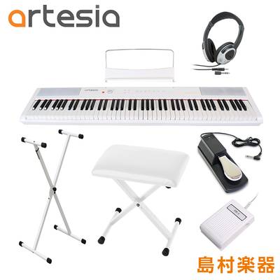 【在庫限り新品特価】 Artesia Performer WH X型スタンド・ペダル・Xイス・ヘッドホンセット 電子ピアノ フルサイズ セミウェイト 88鍵盤 【アルテシア】