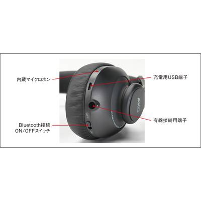 AKG K361-BT-Y3 Bluetooth対応 密閉型 モニターヘッドホン | cranio