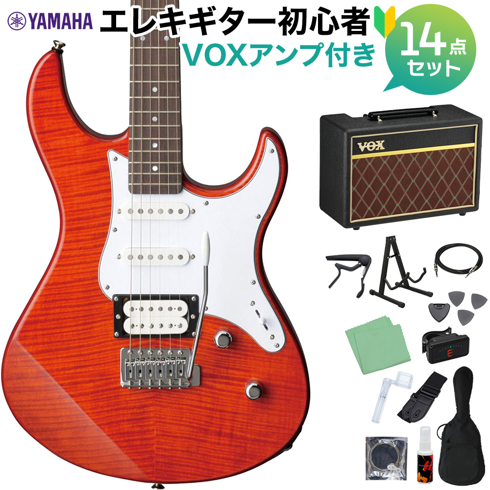 YAMAHA PACIFICA212VFM CMB エレキギター 初心者14点セット 【VOX