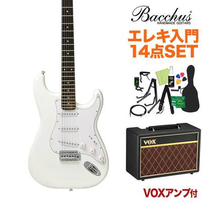 Bacchus BST-1R SW エレキギター 初心者14点セット 【VOXアンプ付き 