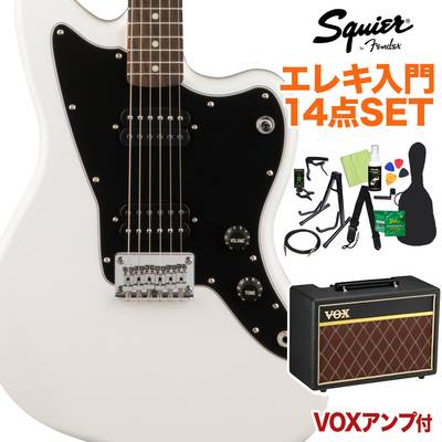 Squier by Fender Affinity Series Jazzmaster HH Laurel Fingerboard Arctic White エレキギター 初心者14点セット 【VOXアンプ付き】 ジャズマスター 【スクワイヤー / スクワイア】