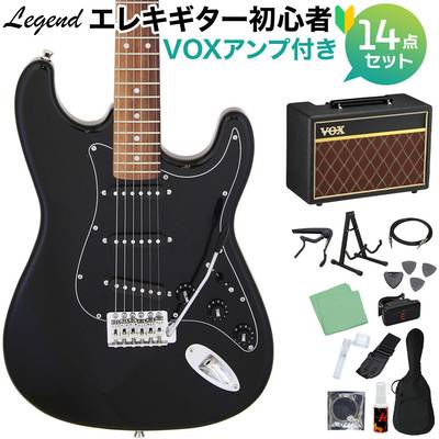 LEGEND LTE-Z TT BK エレキギター 初心者14点セット 【ミニアンプ付き 