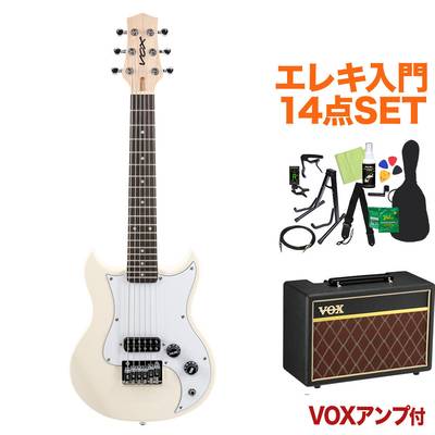 VOX SDC-1 MINI WH (White) ミニエレキギター初心者14点セット 【VOXアンプ付き】 ミニギター トラベルギター ショートスケール ホワイト ボックス 