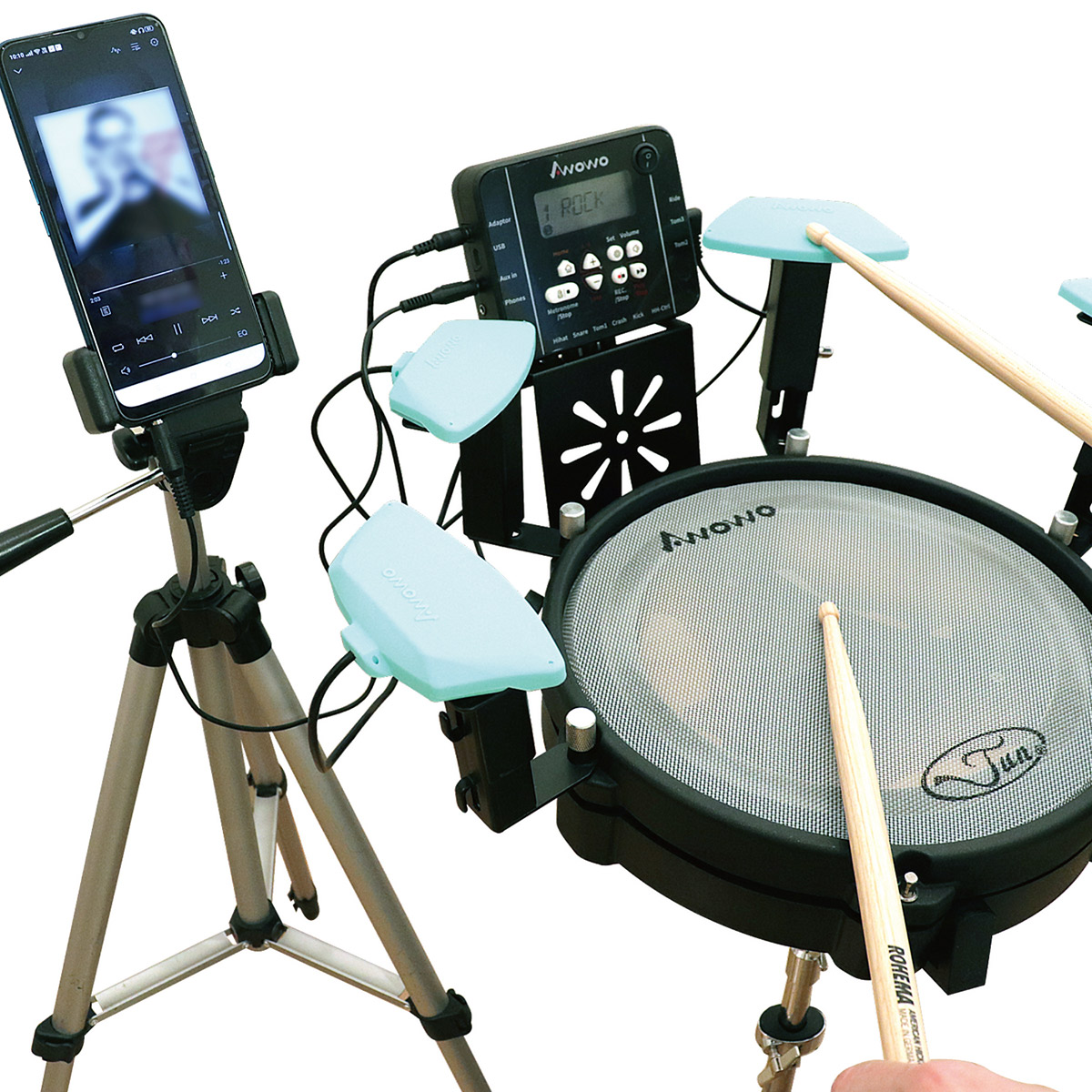 Awowo MINI JUN コンパクト電子ドラムキット トレーニングパッド 【アウォウォ】 - 島村楽器オンラインストア